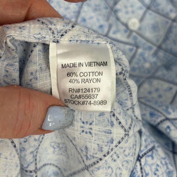 Johnston & Murphy Men's Multicolor Patterned Shirts - Picture 16 of 16